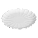 Olympia Bloom Scalloped Plates White 226mm (6 Pack) - JB394