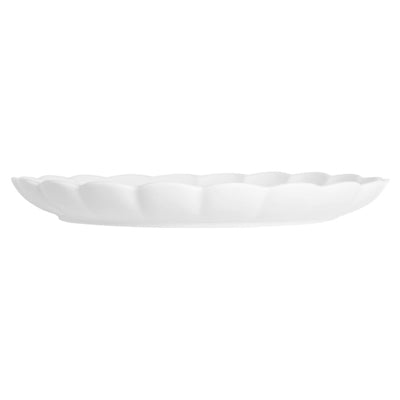 Olympia Bloom Scalloped Plates White 226mm (6 Pack) - JB394