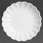 Olympia Bloom Scalloped Bowls White 230mm (6 Pack) - JB396