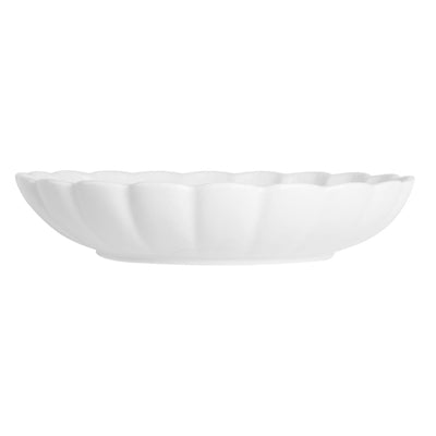 Olympia Bloom Scalloped Bowls White 230mm (6 Pack) - JB396