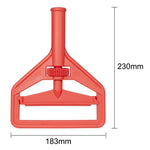 Jantex Connect Wide Kentucky Mop Head Clip Red - JB530