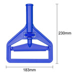Jantex Connect Wide Kentucky Mop Head Clip Blue - JB531