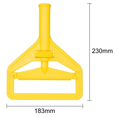 Jantex Connect Wide Kentucky Mop Head Clip Yellow - JB532