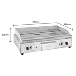 Buffalo Dual Zone Chrome Plated Griddle 790mm - JE876