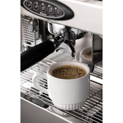 Olympia Café Stacking Mugs White 340ml (6 Pack) - JF994