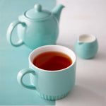 Olympia Café Stacking Mugs Aqua 340ml (6 Pack) - JF996