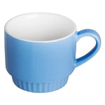 Olympia Café Stacking Mugs Blue 340ml (6 Pack) - JF998