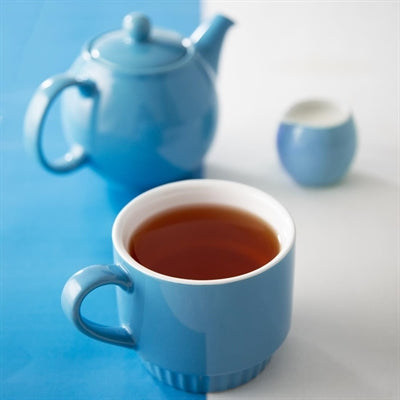 Olympia Café Stacking Mugs Blue 340ml (6 Pack) - JF998