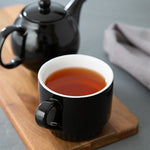 Olympia Café Stacking Mugs Black 340ml (6 Pack) - JF999