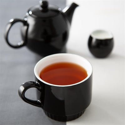 Olympia Café Stacking Mugs Black 340ml (6 Pack) - JF999