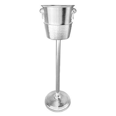 Olympia Wine Bucket Stand Hammered Stainless Steel - JK166