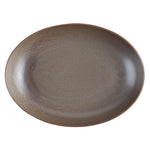 Olympia Ember Oval Bowls Mahogany 265x200mm (4 Pack) - JK179