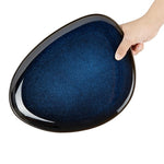 Olympia Luna Triangular Plates Midnight Blue 275x210mm (6 Pack) - JK242