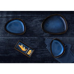 Olympia Luna Triangular Plates Midnight Blue 275x210mm (6 Pack) - JK242