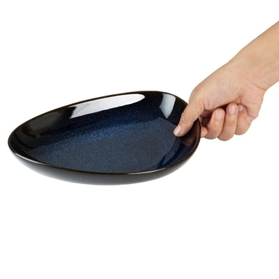 Olympia Luna Triangular Bowls Midnight Blue 228x175mm (6 Pack) - JK244