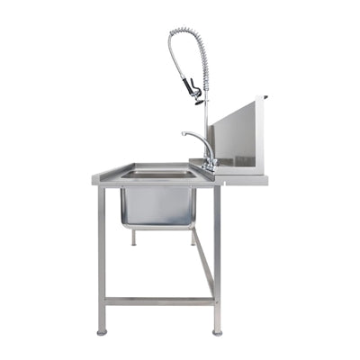 Classeq Pass Through Dishwasher Table with Spray Mixer T15SENL - JK260
