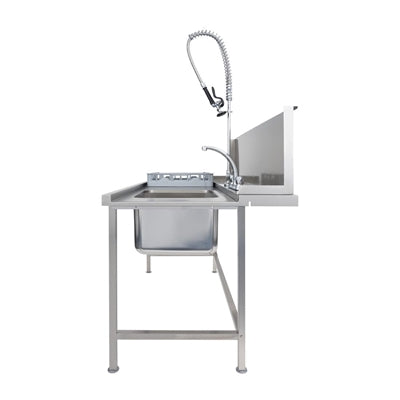 Classeq Pass Through Dishwasher Table with Spray Mixer T15SENL - JK260