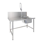 Classeq Pass Through Dishwasher Table with Spray Mixer T15SENL - JK260