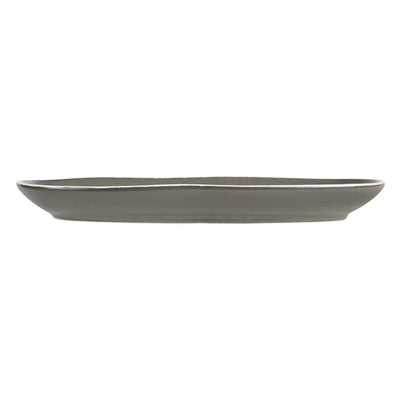 Olympia Chia Oval Plates Charcoal 280x135mm (6 Pack) - JK492