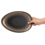 Olympia Ochre Teardrop Plates 257x180mm (6 Pack) - JK495