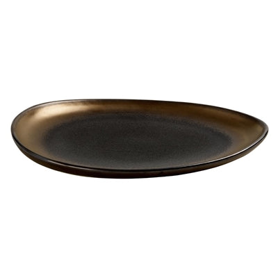 Olympia Ochre Teardrop Plate - 310x210x33mm (4 Pack) - JK496