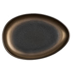 Olympia Ochre Teardrop Plate - 310x210x33mm (4 Pack) - JK496