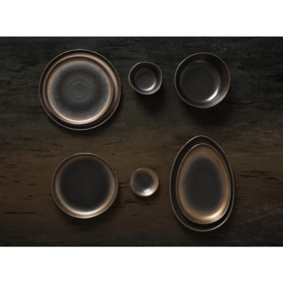 Olympia Ochre Teardrop Plate - 310x210x33mm (4 Pack) - JK496