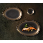 Olympia Ochre Teardrop Plate - 310x210x33mm (4 Pack) - JK496