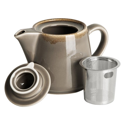 Olympia Kiln Teapots Smoke 650ml (4 Pack) - JM586