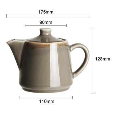 Olympia Kiln Teapots Smoke 650ml (4 Pack) - JM586