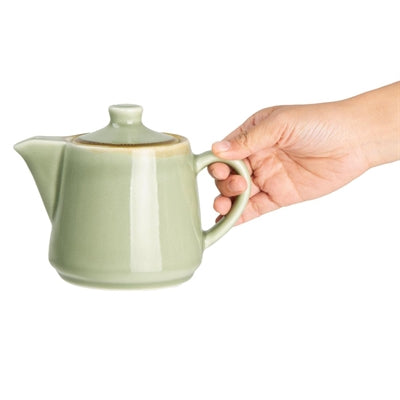 Olympia Kiln Teapots Moss 650ml (4 Pack) - JM587