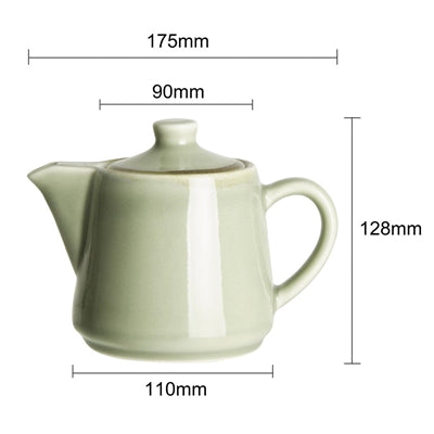 Olympia Kiln Teapots Moss 650ml (4 Pack) - JM587