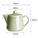 Olympia Kiln Teapots Moss 650ml (4 Pack) - JM587