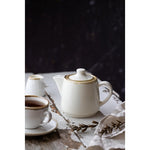 Olympia Kiln Teapots Chalk 650ml (4 Pack) - JM588