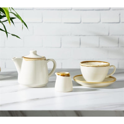 Olympia Kiln Teapots Chalk 650ml (4 Pack) - JM588