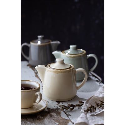 Olympia Kiln Teapots Sandstone 650ml (4 Pack) - JM589