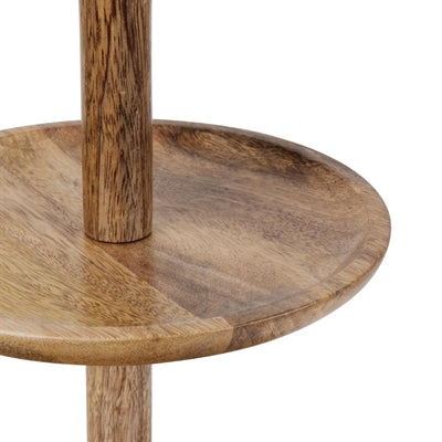 Olympia Mango Wood 2-Tier Stand 280x320mm - JM990