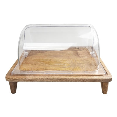 Olympia Mango Wood Standing Tray GN 1/2 - JM993