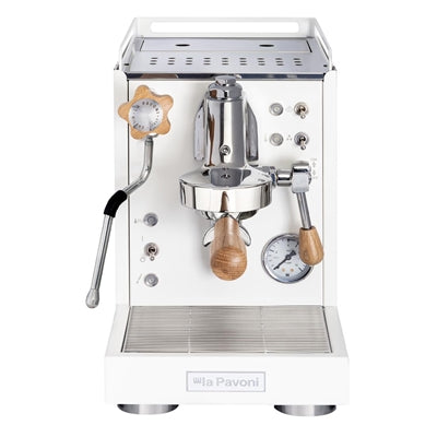 La Pavoni Mini Cellini Semi-Professional Coffee Machine White - JN984