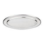 Olympia Stainless Steel Oval Serving Tray 605mm - K369