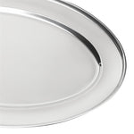 Olympia Stainless Steel Oval Serving Tray 605mm - K369