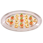 Olympia Stainless Steel Oval Serving Tray 605mm - K369