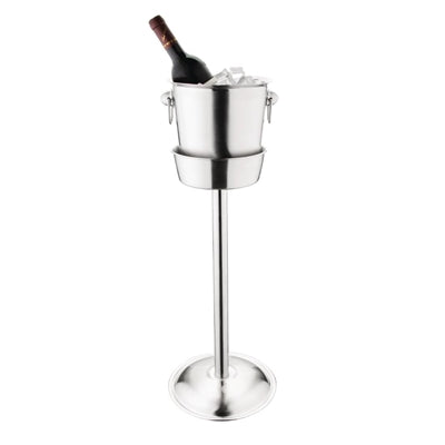 Olympia Brushed Stainless Steel Wine & Champagne Bucket Stand - K407