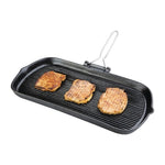 Vogue Cast Iron Grill Pan 22cm - K417