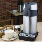 Olympia Pump Action Airpot 2.5Ltr | Vacuum Insulated Hot Drinks Dispenser K635