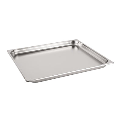 Vogue Stainless Steel 2/1 Gastronorm Tray 40mm - K801