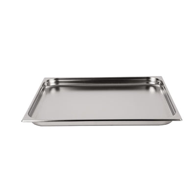 Vogue Stainless Steel 2/1 Gastronorm Tray 40mm - K801