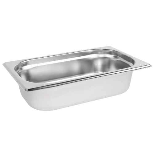 Vogue Stainless Steel 1/4 Gastronorm Tray 65mm - K818