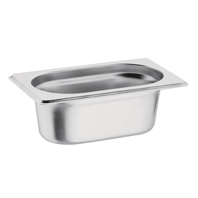 Vogue Stainless Steel 1/9 Gastronorm Tray 65mm - K824