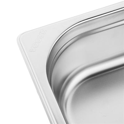 Vogue Stainless Steel 1/6 Gastronorm Tray 65mm - K985